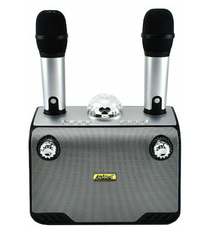 Dispozitiv Karaoke Disco Q YX899 putere 15W cu 2 microfoane wireles - 1