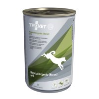 TROVET HPD Dieta Veterinara pentru Câini cu Cal - Conserva Umidă 400g pentru Afecțiuni Digestive și Dermatologice - 1