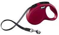 Lesa Flexi Banda Classic S 5 m 15 kg Rosu 11833 - 1