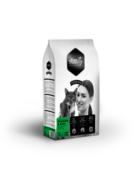 Hrana Uscata pentru Pisici Amity, Adult, Pui si Orez, 2 kg - 1