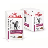 ROYAL CANIN Renal cu Vita, dieta veterinara, plic hrana umeda pisici, sistem renal, (in sos), 12x85 g - 1