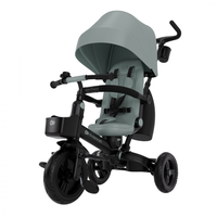 Tricicleta pentru copii Kinderkraft Aveo 2 Plus Green pliabila, cu scaun reglabil si reversibil, suport picioare, controlul directiei - 15
