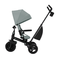 Tricicleta pentru copii Kinderkraft Aveo 2 Plus Green pliabila, cu scaun reglabil si reversibil, suport picioare, controlul directiei - 1
