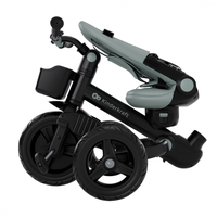 Tricicleta pentru copii Kinderkraft Aveo 2 Plus Green pliabila, cu scaun reglabil si reversibil, suport picioare, controlul directiei - 4