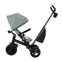 Tricicleta pentru copii Kinderkraft Aveo 2 Plus Green pliabila, cu scaun reglabil si reversibil, suport picioare, controlul directiei - 7