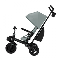 Tricicleta pentru copii Kinderkraft Aveo 2 Plus Green pliabila, cu scaun reglabil si reversibil, suport picioare, controlul directiei - 9