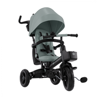 Tricicleta pentru copii Kinderkraft Aveo 2 Plus Green pliabila, cu scaun reglabil si reversibil, suport picioare, controlul directiei - 12