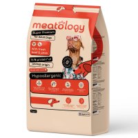 MEATOLOGY Hrana Uscata pentru Câini Adulți, Vită și Mazăre, XS-XL, 9kg - 1
