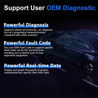 Interfata Tester Ddiagnoza Auto profesionala Vgate vLinker MC, Bluetooth, compatibila ELM327, ELM329, OBD2, Android iOS - 5