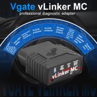 Interfata Tester Ddiagnoza Auto profesionala Vgate vLinker MC, Bluetooth, compatibila ELM327, ELM329, OBD2, Android iOS - 8