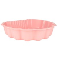 Cutie de nisip si piscina 2 in 1 pentru copii, Ikonka, cu baza antiderapanta, constructie solida, margini rotunjite, model Scoica XXL, Pink - 6