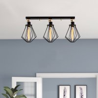 Lustra Oylat Negru 70x18x29 cm - 1