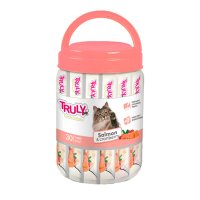 WANPY Lickable Treat pentru Pisici, Somon si Merisore, Fara Cereale, 420g - 1