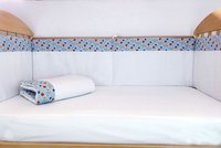 Set protectii patut 70x140 cm Dansul Bulinelor din bumbac - 1