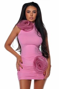 Rochie Eleganta cu Flori - Flower Dress - 1