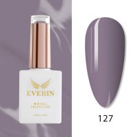Oja Semipermanentă Everin Royal Collection 10 ml – 127 Mauve Taupe | Gri-Mov Elegant - 1