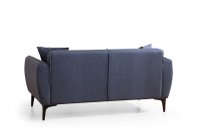 Canapea 2 locuri Naura Bleumarin 185x55 cm - 5