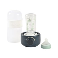 Incalzitor biberoane si sterilizator Beaba BabyMilk Second Night Blue - 1