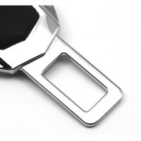 Set 2x Adaptoare Centura Siguranta Falsa MRG M1089, Piele Chrome Mercedes - 3