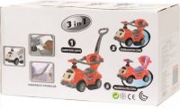 Masinuta pentru copii Novokids BabyCar Rosu cu Melodii, Lumini, Maner de impins pentru parinti detasabil si bara de protectie, Spatiu depozitare, Greutate admisa 25 kg - 3