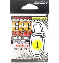 Agrafe Decoy SN-3 Egg Snap cu Prindere Rapida - 7 Bucati (Marime 4) - 1