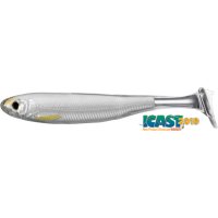 Shad Livetarget Slowroll Shiner Paddle Tail, culoare Silver-Pearl, 12.5cm, 3buc - 2
