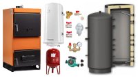 Pachet Completo Centrala Fiama W 45 kW cu Puffer 1000 litri si Accesorii - 1