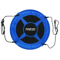 Leagan tip cuib pentru copii XXL 95 cm,cadru din otel,husa impermeabila si rezistenta din material Oxford 600D,greutate suportata 150 kg Neo-Sport Albastru - 1