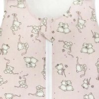 Sac de dormit vara 0.5 tog Loving bear pink 110 cm - 1