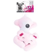 M-PETS Tess - Jucarie de Pluș pentru Câini M-XL, Roz, 36cm - 1