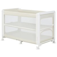 Patut multifunctional Lionelo Patty 5 in 1 pentru 0-36 luni, Co-sleeper, Tarc de joaca, Patut de calatorie, Bej - 1