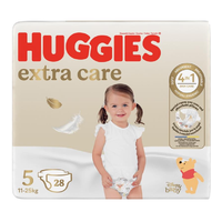 Scutece Extra Care Marimea 5, 11-25 kg, 28 bucati, Huggies - 1