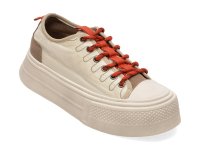 Pantofi sport GRYXX R526D72 albi din material textil pentru femei - 1
