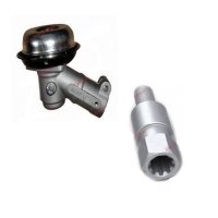 Angrenaj Unghiular Inferior Motocoasa , teava 30mm  ,tija 9dinti - 1