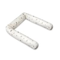 Aparatoare patut MimiNu Leaves, rulou de 180 cm cu husa detasabila din bumbac Oeko-Tex Standard 100 - 1