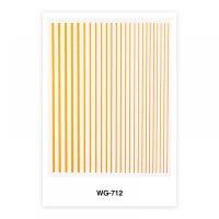 Sticker Decor Unghii Linii Portocalii – Accente Vesele și Moderne | EVERIN - 1