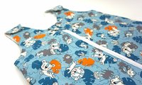 Sac de dormit copii 2.5 tog KidsDecor Tiger Jungle din bumbac 140 cm - 3