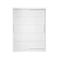 Dulap RODOS 03, usi glisante, alb, 150x60x200 cm - 1