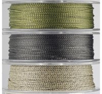 Fir Textil Climax Cult Huntersbraid Sinking Hooklink Weed Green, 20m (Rezistenta: 30 lbs) - 5