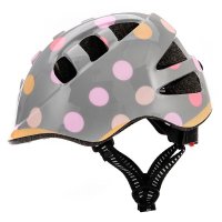 Casca pentru copii S 48-52 cm cu puncte roz - 6
