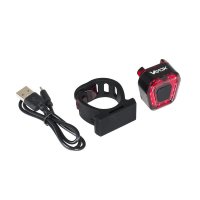 Stop bicicleta LED rosu cu incarcare USB, rezistent la apa, 100 lumeni - 1