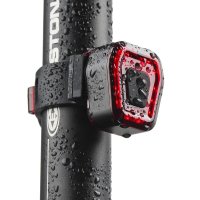 Stop bicicleta LED rosu cu incarcare USB, rezistent la apa, 100 lumeni - 2