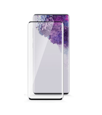 Folie de sticla, Samsung Galaxy S20 Plus, cu margini colorate negru - 1