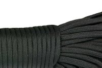 Sfoara paracord IdeallStore®, Adventure Survival, 30 metri, negru, 200 g - 3