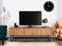 Comoda TV Lupin140 Walnut-Negru - 1