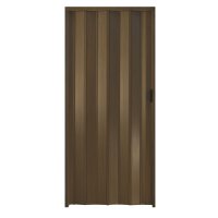Usa plianta Accordion, material pvc, culoare wenge, 82x203cm - 1