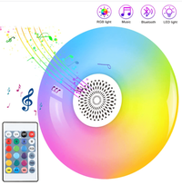Lampa muzicala led RGB si alb, bluetooth, cu telecomanda, putere: 25W - 1