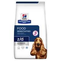 HILL'S Prescription Diet z/d Food Sensitivities pentru Câini, Hrană Uscată 3kg pentru Afecțiuni Dermatologice și Digestive - 1