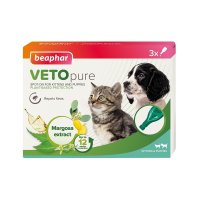 Pipete Antiparazitare Beaphar Vetopure Spot-On pentru Pisoi si Catelusi, 3 Bucati - 1
