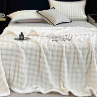 Patura Cocolino Groasa Bordy V1 Alb 200x230 cm - 1